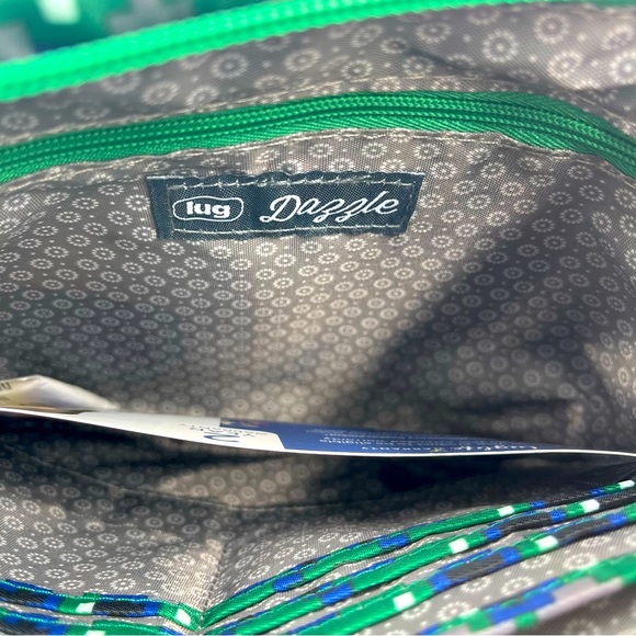 Lug Dazzle Crossbody Bag Fair Isle Green NWT - Picture 6 of 9